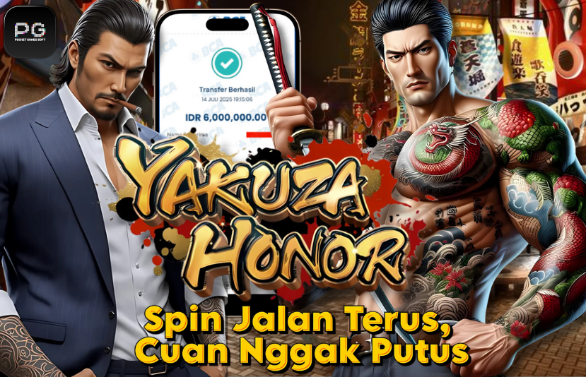 Selamat kepada user id : pat****3 Wede Rp 6.000.000 di Game YAKUZA HONOR PG SOFT Cair Gk Sampe 1 Menit! Menang Mudah di Bobaslot77
